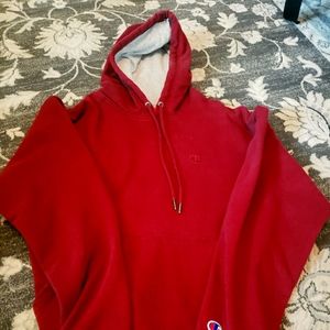 Champion Burgundy Hoodie